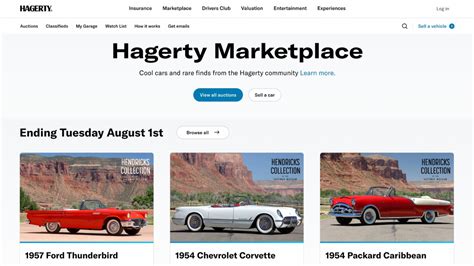 <strong>Hagerty Marketplace</strong> offers both classifieds and auctions. . Hagerty marketplace